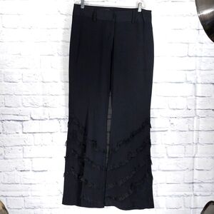 🎟️BOGO FREE🎟️ Vanessa Riley London Designer Pants w Ruffles 32 x 34 1/2
